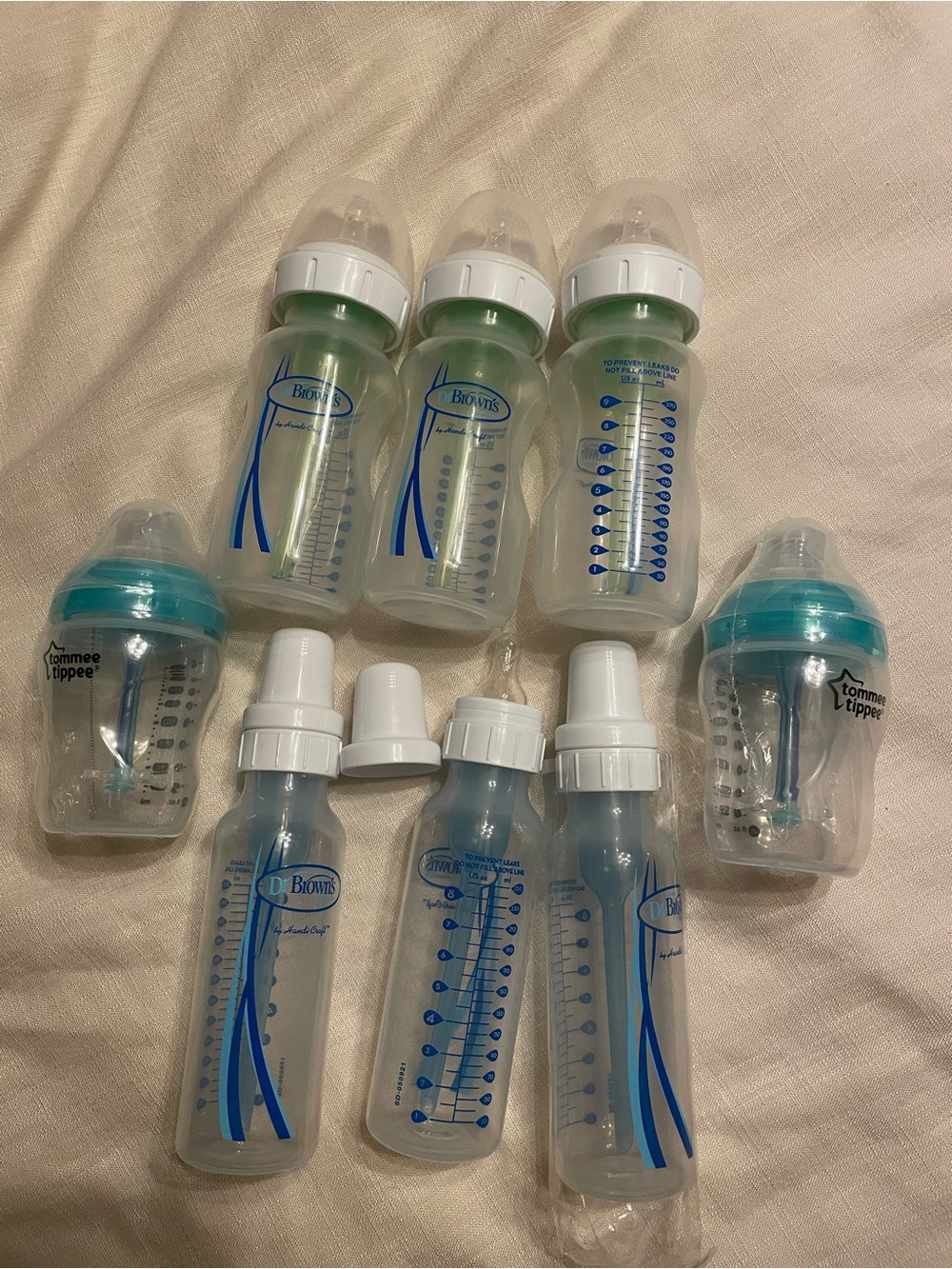 Dr. Browns & Tommie Tippie Plastic Bottles- NEW